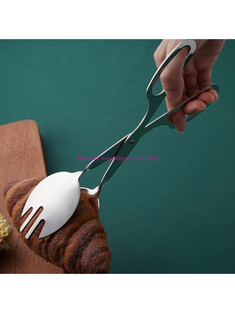 Home Cooking Service - ملقط طعام من الفولاذ المقاوم للصدأ