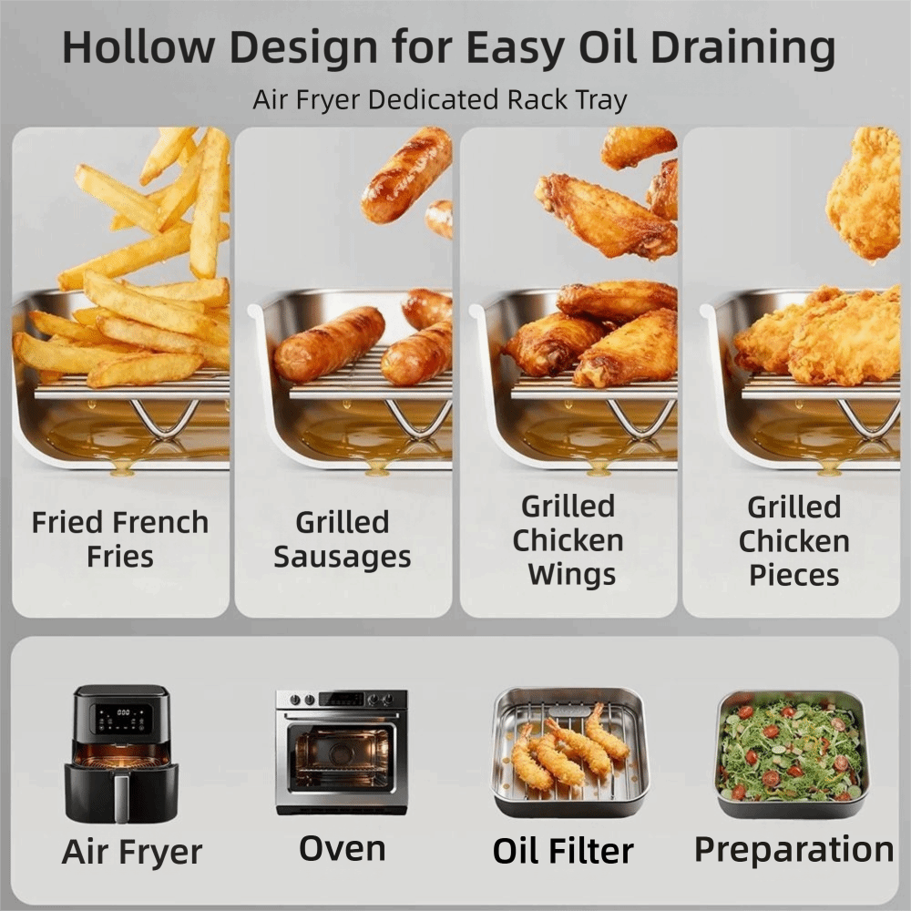 Home Cooking Appliances - شبكة طهي محمولة دائرية مربعة من