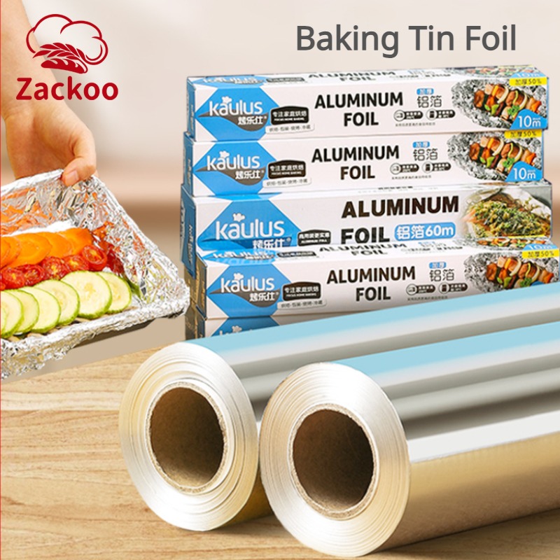 Home Cooking Oil - Zackoo 10/20/40 متر رقائق الألومنيوم للخبز