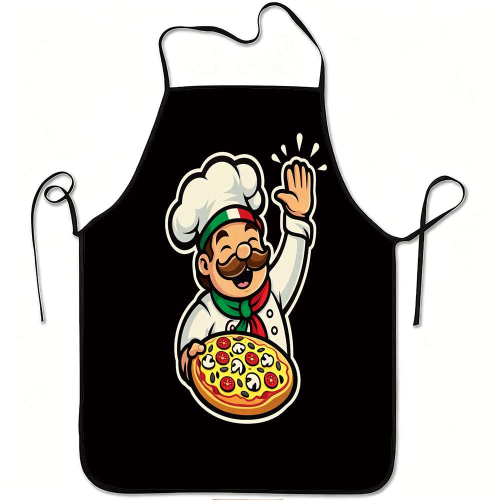 Home Cooking In Italian - قطعة واحدة من مريلة بتصميم كلاسيكي