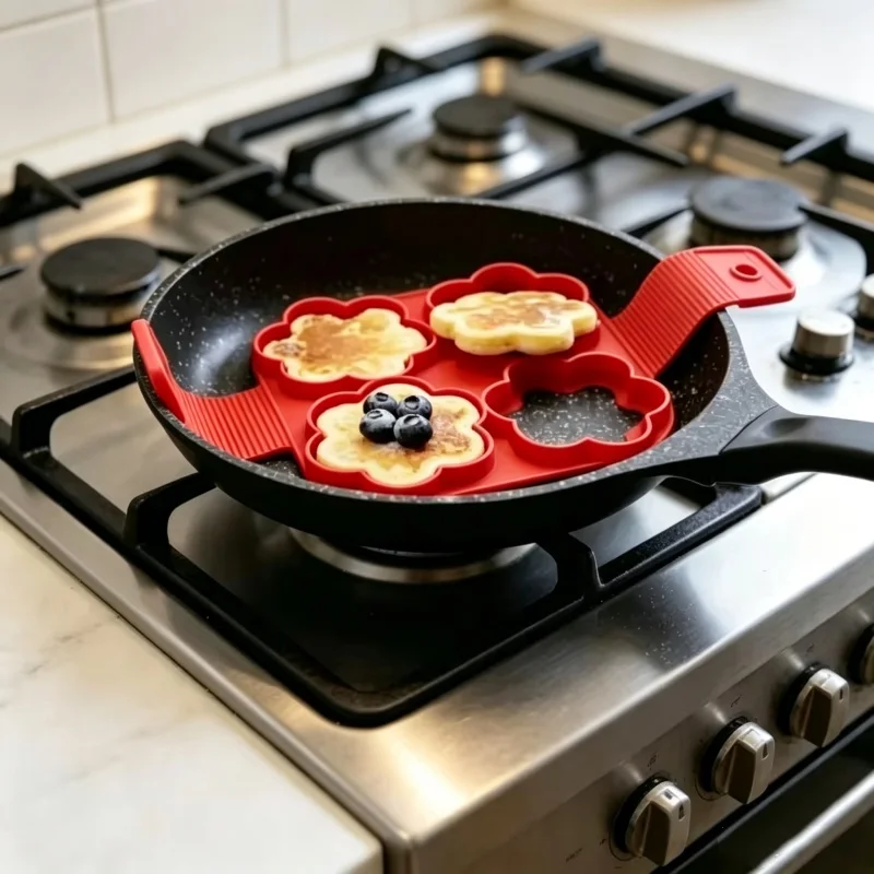 Home Cooking Supplies - قالب سيليكون لطهي البيض، قالب بيض