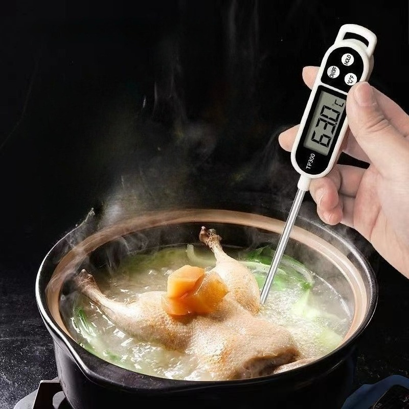 Home Cooking Oil - قطعة واحدة من ميزان حرارة الطعام،