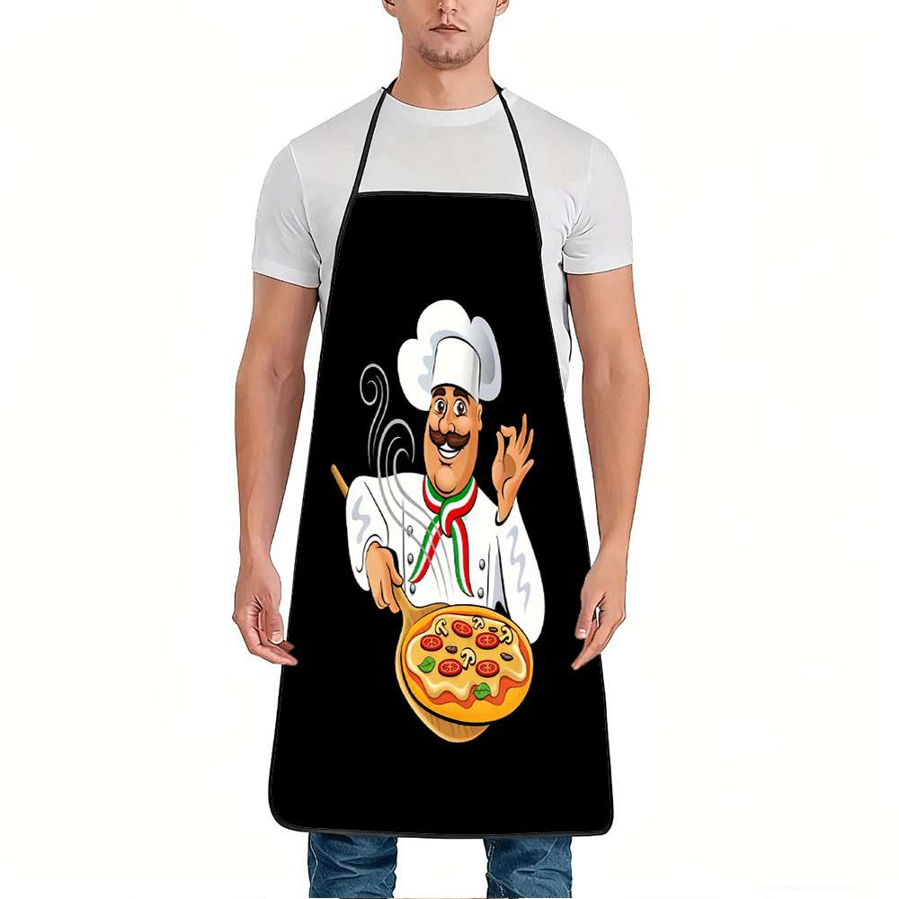 Home Cooking In Italian - قطعة واحدة من مريلة الطهاة المرحة