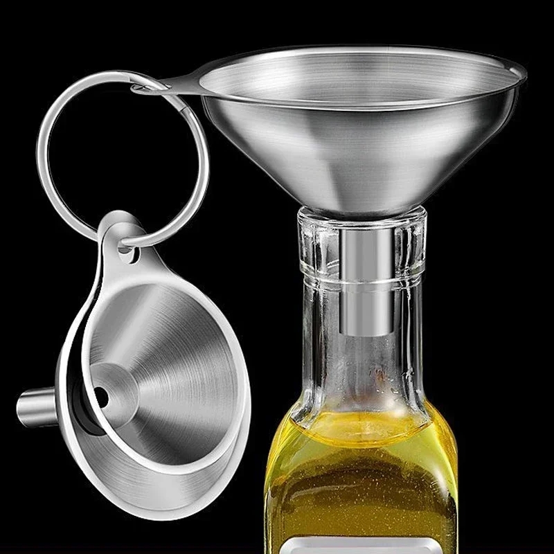 3/5 قطعة قمع المطبخ الفولاذ ال - مراجعة Home Cooking Oil وسعره