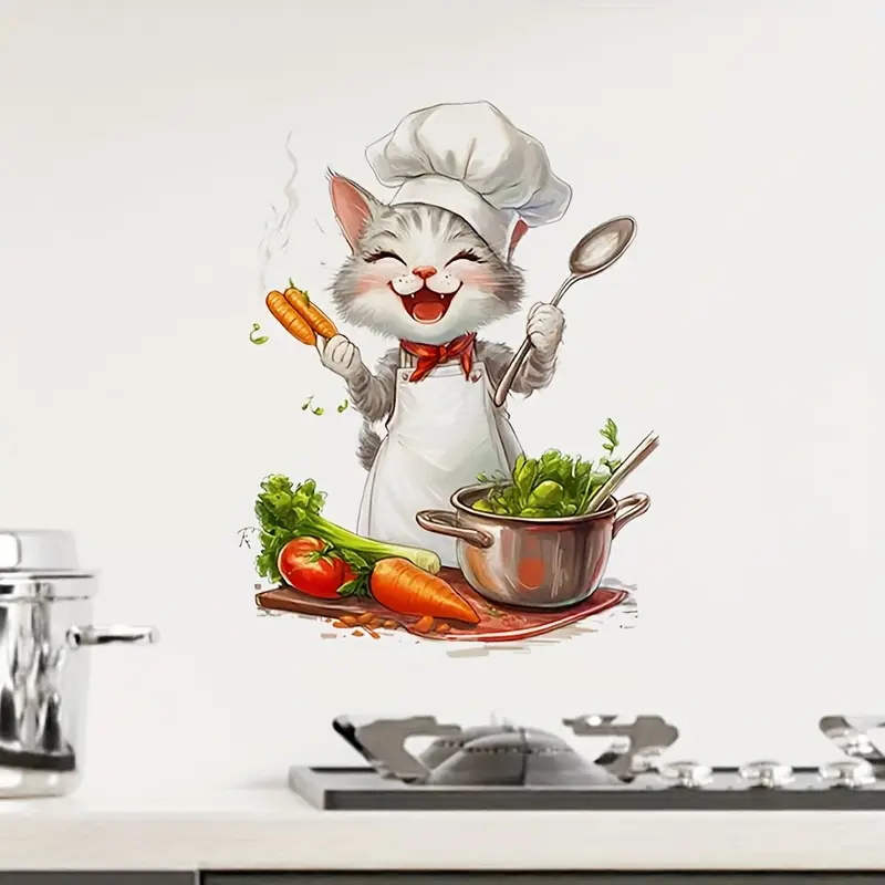 ملصقات الطبخ على شكل قطة كرتون - مراجعة Home Cooking For Cats وسعره