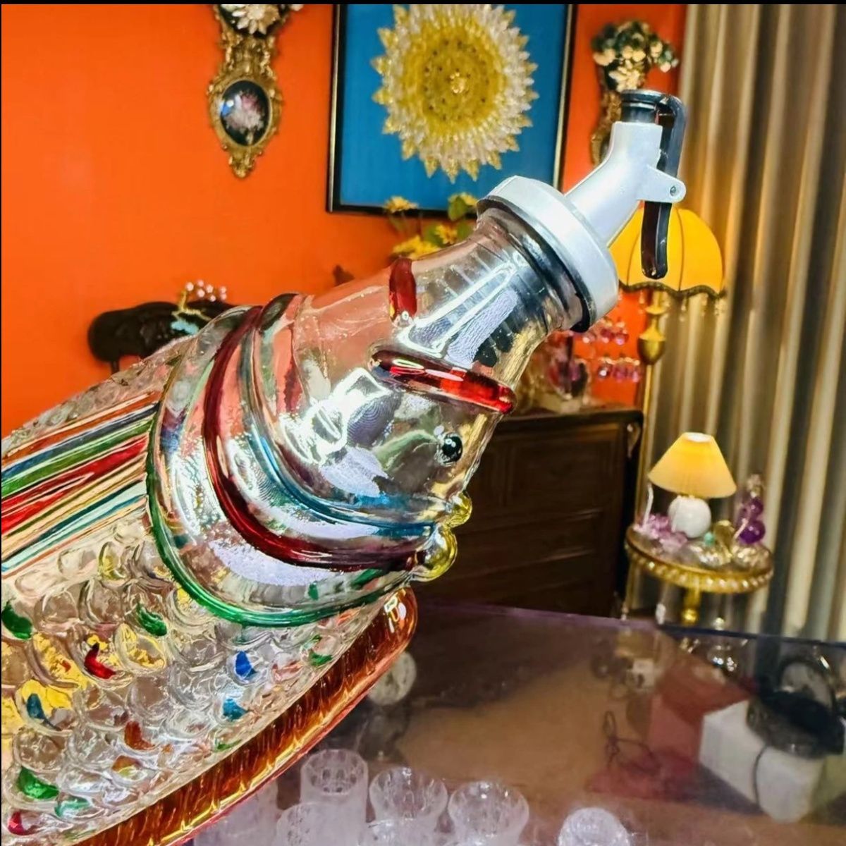 المنزل المطبخ زجاجة خل رسمت با - مراجعة Home Cooking Oil وسعره