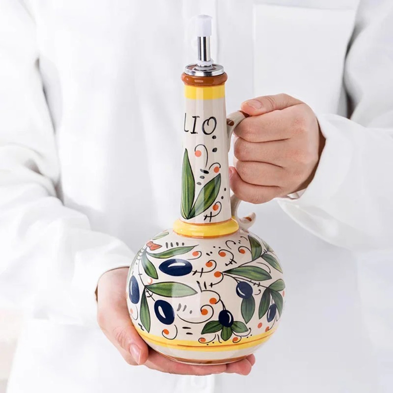 زجاجة زيت سيراميك، زجاجة صلصة  - مراجعة Home Cooking Oil وسعره